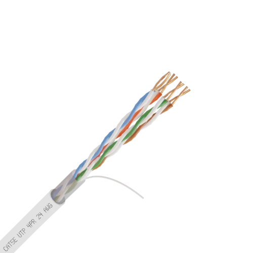 Кабель витая пара UTP CAT 5e Netlink NL-CU 4PR PVC(нг) PREMIUM (0,51мм) 24 AWG, медь, внутренний серый (305м)