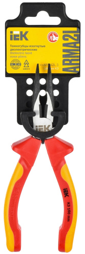 ARMA2L 3 Тонкогубцы изогнутые диэлектрические 160мм K3 IEK