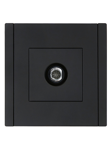 FORTE&PIANO Роз. TV оконечная FP128 чер. IEK