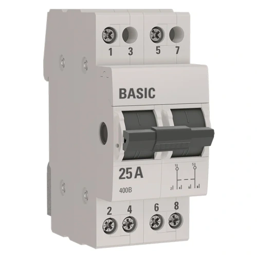 Трехпозиционный переключатель 2P 25А EKF Basic