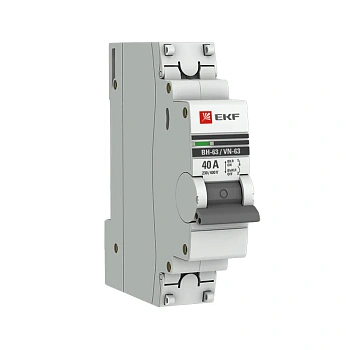 1Р 40А Выключатель нагрузки ВН-63  PROxima   EKF