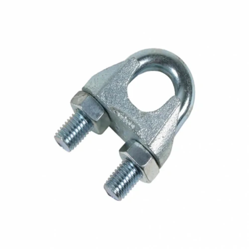 Зажим для стальных канатов, цинк  6мм, DIN 741