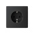 РОЗЕТКА с заземлением, 16А, мех-м, КАРБОН